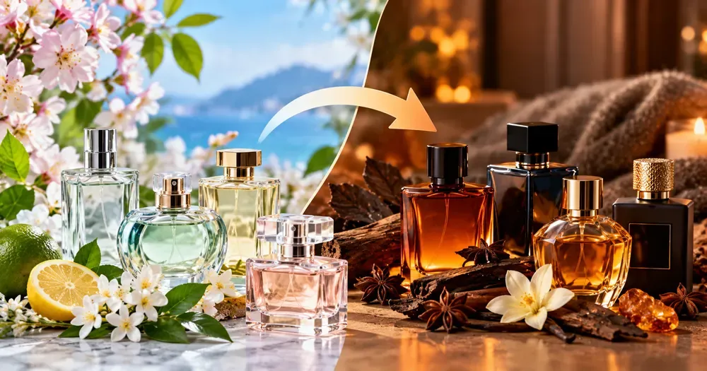 موسم بدلتے ہی پرفیوم کے رجحانات میں تبدیلی، نرم اور گرم خوشبوؤں کی مانگ
