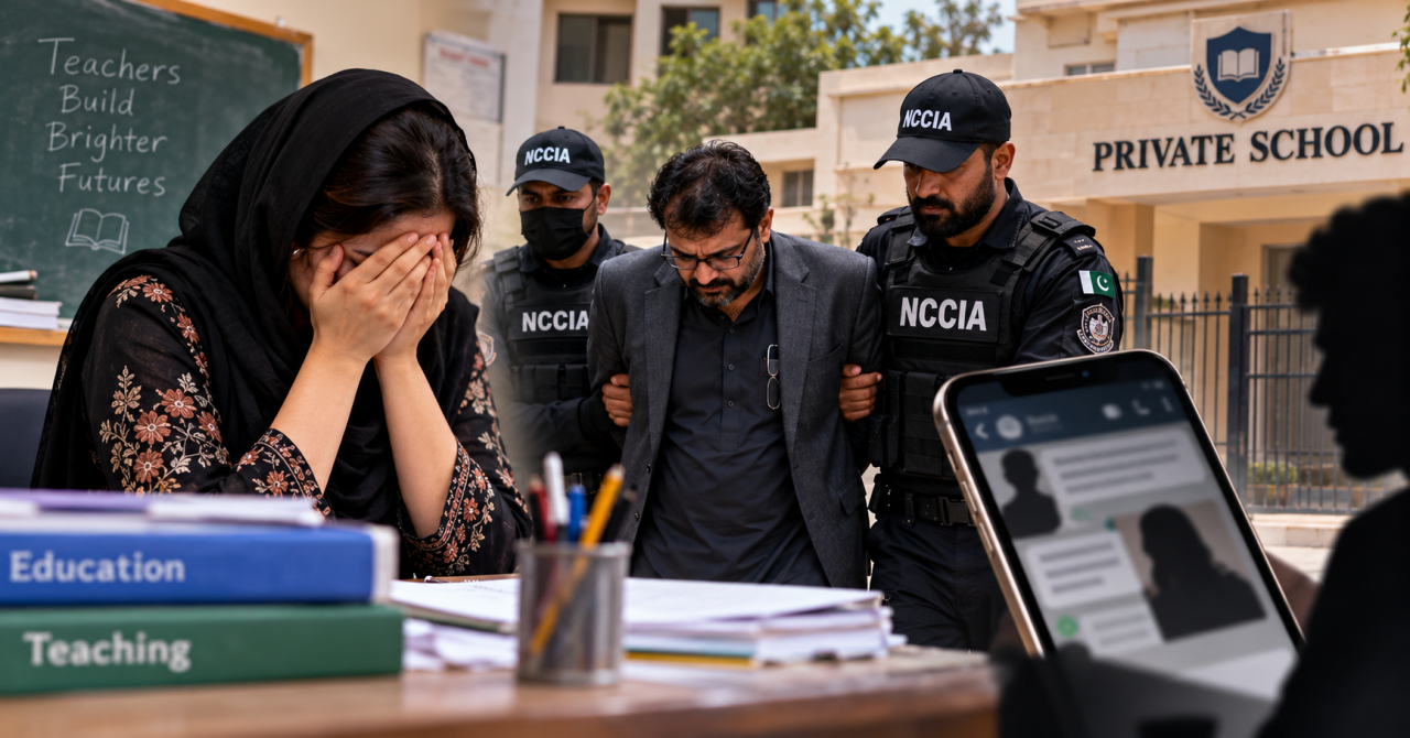 کوئٹہ میں خاتون ٹیچر کو ہراساں کرنے کا الزام، نجی اسکول کا وائس پرنسپل گرفتار
