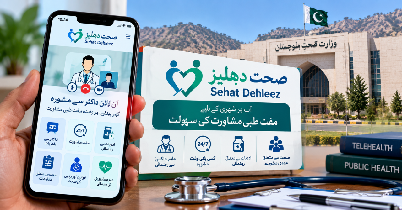 بلوچستان میں مفت طبی مشورے کے لیے صحت دہلیز ایپ متعارف