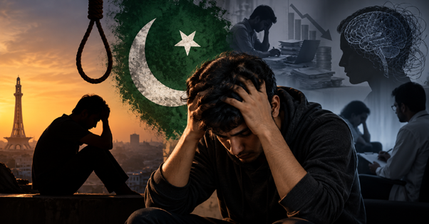پاکستان میں خودکشی کے بڑھتے خدشات، نوجوانوں کی ذہنی صحت پر اہم سوالات
