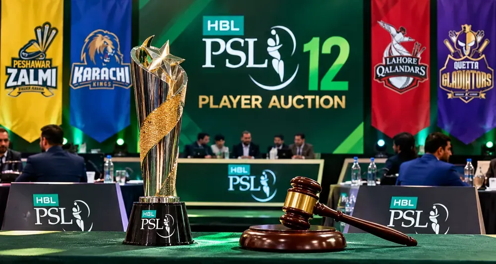 پی ایس ایل 12 کی تیاریوں میں تیزی، کھلاڑیوں کی نیلامی کی تاریخ طے