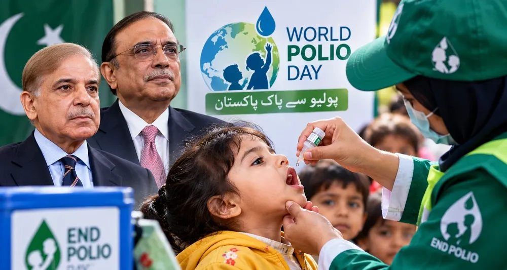 پولیو کے مکمل خاتمے تک کوششیں جاری رکھیں گے: صدر اور وزیراعظم