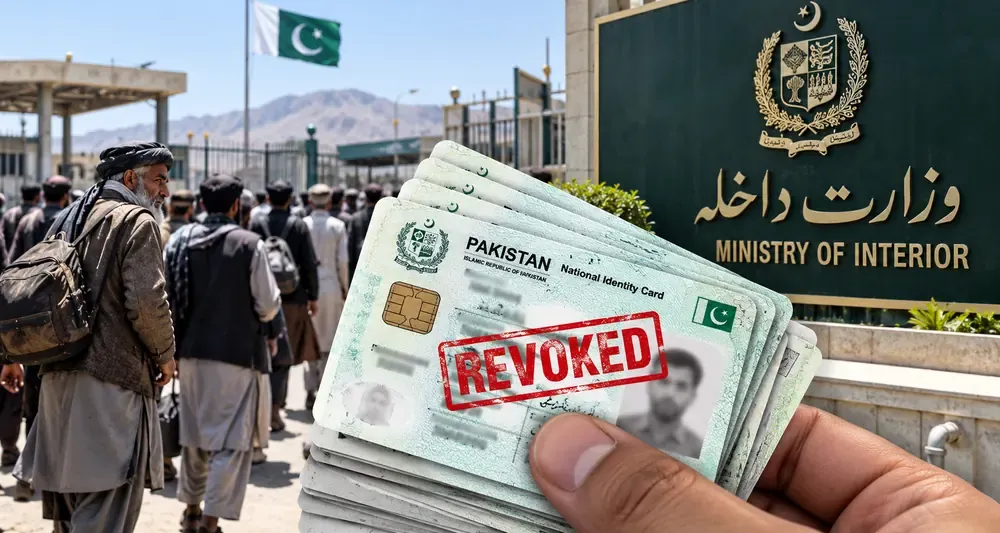 پانچ سال میں 3 لاکھ سے زائد افغان شہریوں کے پاکستانی شناختی کارڈ منسوخ